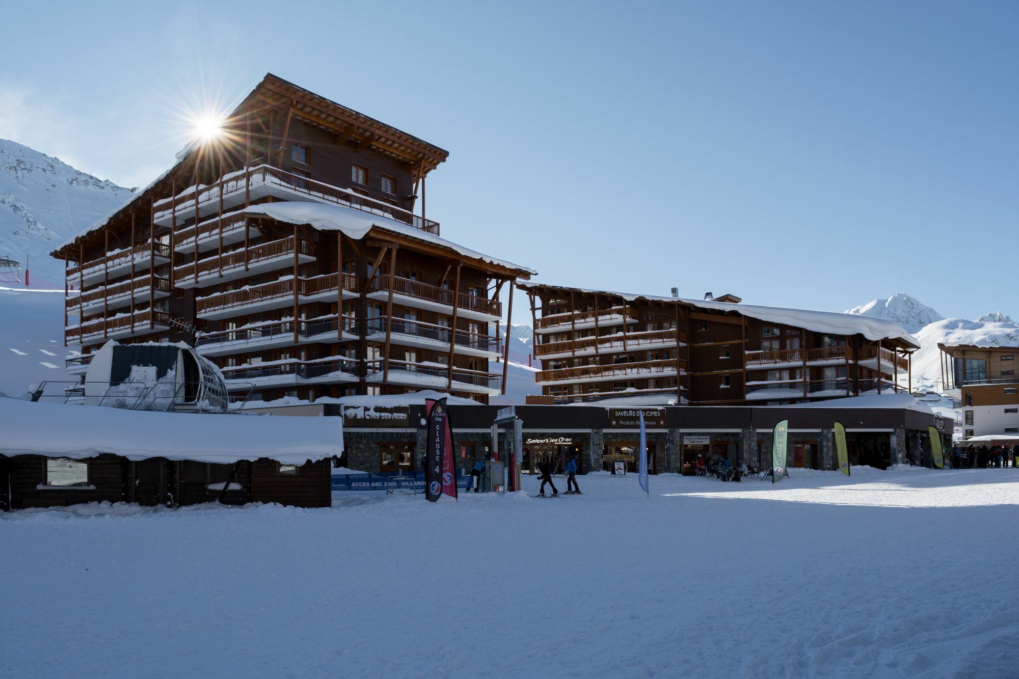 Chalet Des Neiges : La Cime Des Arcs Les Arcs  Zewnętrze zdjęcie